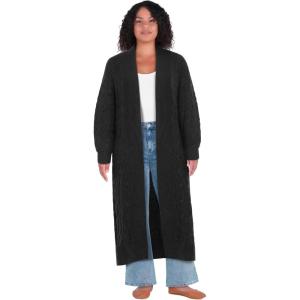 City Chic Women’s Plus Size Cardigan – Ellery(Black)