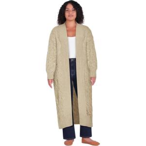 City Chic Women’s Plus Size Cardigan – Ellery(Cream)