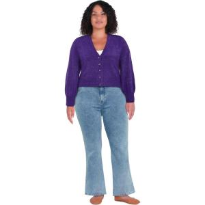 City Chic Women’s Plus Size Cardigan – Marnie(Purple)