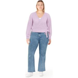 City Chic Women’s Plus Size Cardigan – Vivienne(Purple)