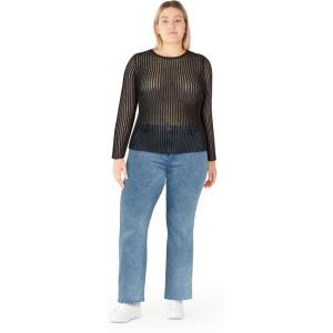 City Chic Women’s Plus Size Jumper – Capri(Black)