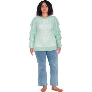City Chic Women’s Plus Size Jumper – Carolina(Mint)