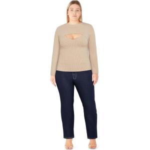 City Chic Women’s Plus Size Jumper – Haisley(Taupe)