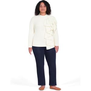 City Chic Women’s Plus Size Jumper – Helen(Ivory)