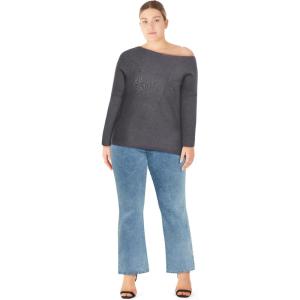 City Chic Women’s Plus Size Jumper – Madeleine(Smoke)