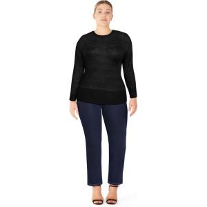 City Chic Women’s Plus Size Jumper – Ruby(Black)