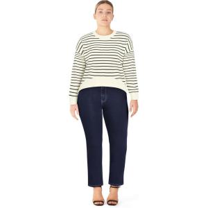 City Chic Women’s Plus Size Jumper – Stripe Nia(Stripe)