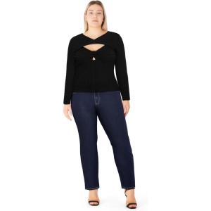 City Chic Women’s Plus Size Jumper – Tessa(Black)