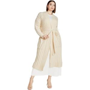 City Chic Women’s Plus Size Kelsey Cardigan(Cream)