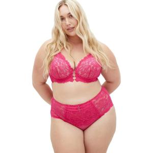 City Chic Women’s Plus Size Paige Hi Brief(Azalea)