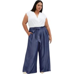 City Chic Women’s Plus Size Pant – Santorini(Dark Wash)