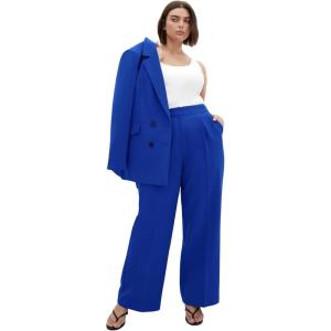 City Chic Women’s Plus Size Pants – Alexis Relaxed(Cobalt)