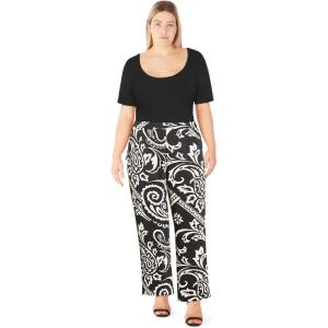 City Chic Women’s Plus Size Pants – Belen(Paisley)