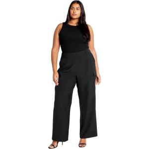 City Chic Women’s Plus Size Pants – Karter(Black)