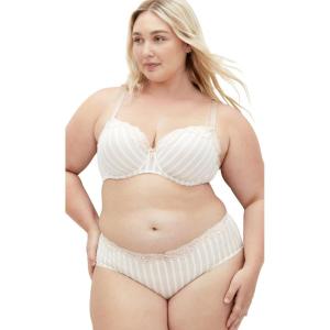 City Chic Women’s Plus Size Shorty – Fifi(Latte)