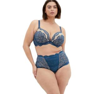 City Chic Women’s Plus Size Shorty – Ophelia(Lagoon)