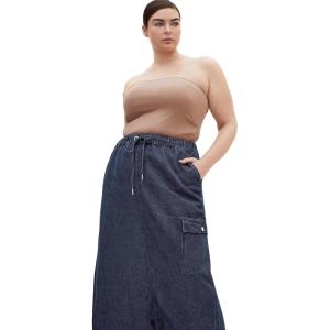 City Chic Women’s Plus Size Skirt – Alexis(Dark Wash)
