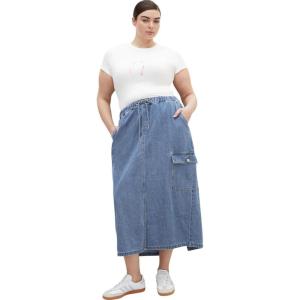 City Chic Women’s Plus Size Skirt – Alexis(Light Wash)