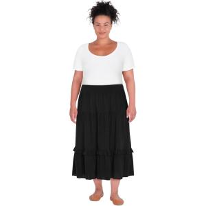 City Chic Women’s Plus Size Skirt – Avianna(Black)