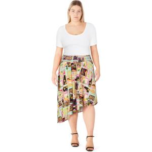 City Chic Women’s Plus Size Skirt – Elaine(Print)