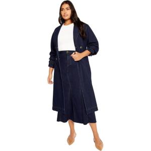 City Chic Women’s Plus Size Skirt – Laylo(Denim Dark)