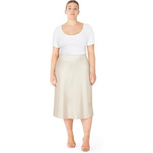 City Chic Women’s Plus Size Skirt – Mira(Cream)