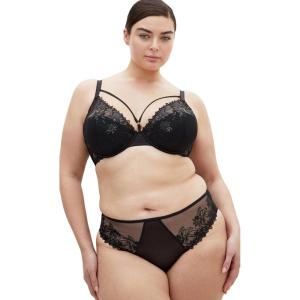 City Chic Women’s Plus Size Tara Cheeky Panty(Black)