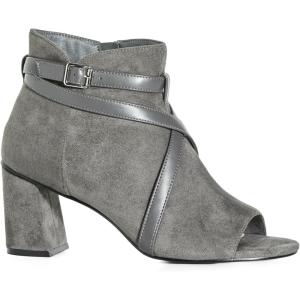City Chic Women’s Shootie Boots – Alisson(Grey)
