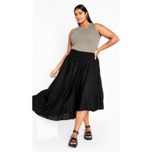 City Chic Women’s Skirt-Eva(Black)