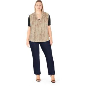 City Chic Womens Vest – Lilia Faux Fur(Natural)
