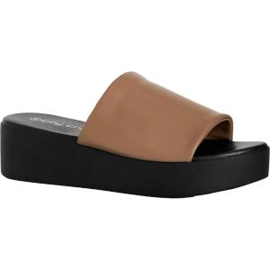 City Chic Women’s WIDE FIT Luna Flatform(Nude)