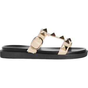 City Chic Women’s WIDE FIT Totally Spike Slide, Neutral(Neutral)