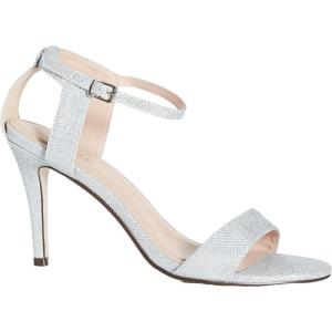 City Chic Women’s Wide FIT Dressy Danielle Heel, Black(Silver)