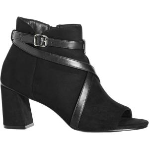 City Chic Women’s Wide Fit Carrie Shootie Sandal(Black)