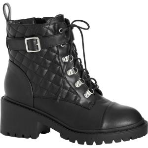 City Chic womens Wide Fit Sutton Ankle Boot(Black)