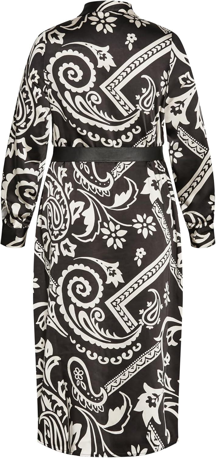 image:imageCity Chic Plus Size Dress Sienna Print DressPaisley