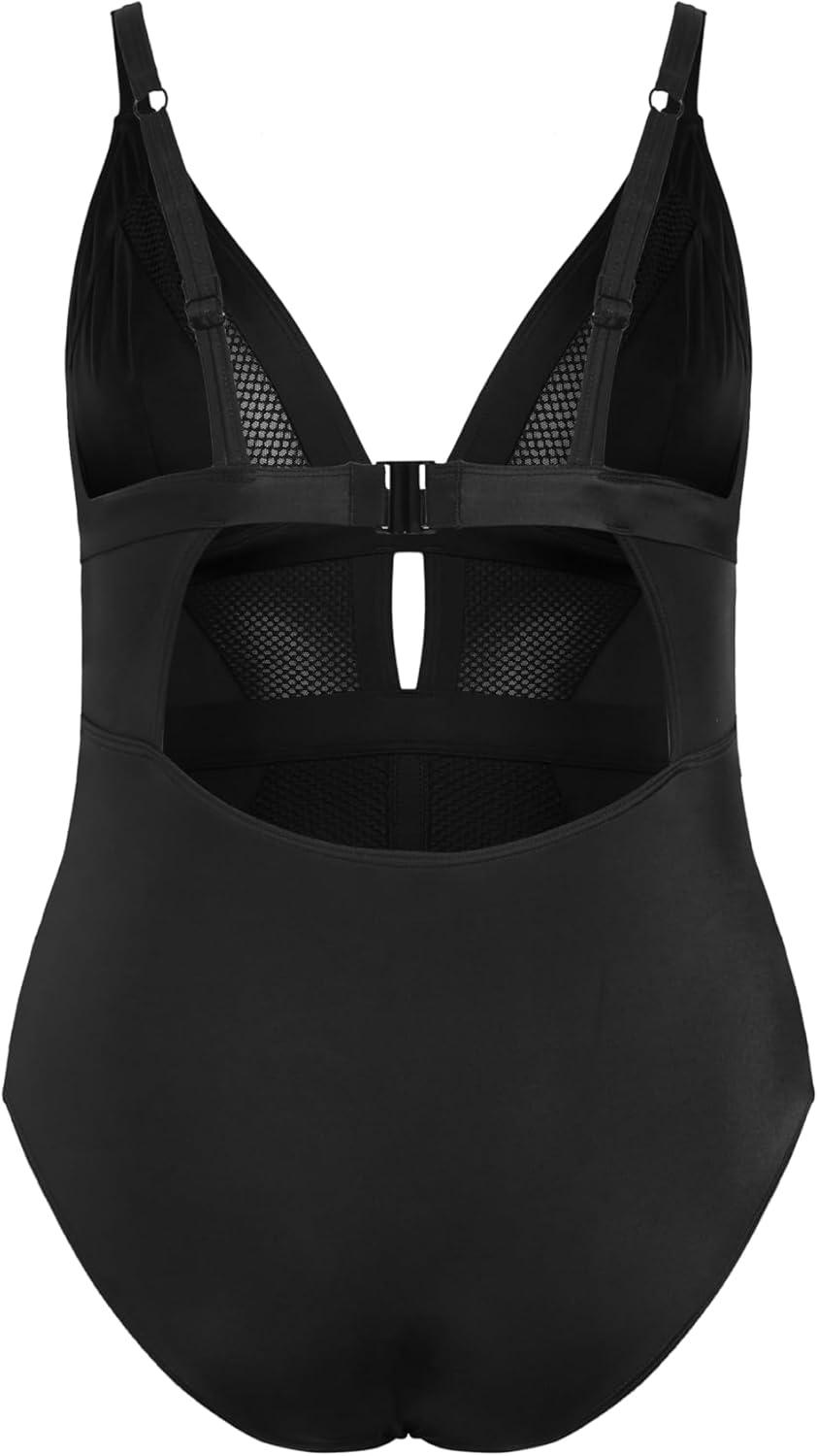 image:imageCity Chic Plus Size One Piece Swimsuit Sexy Plunge 1 Piece