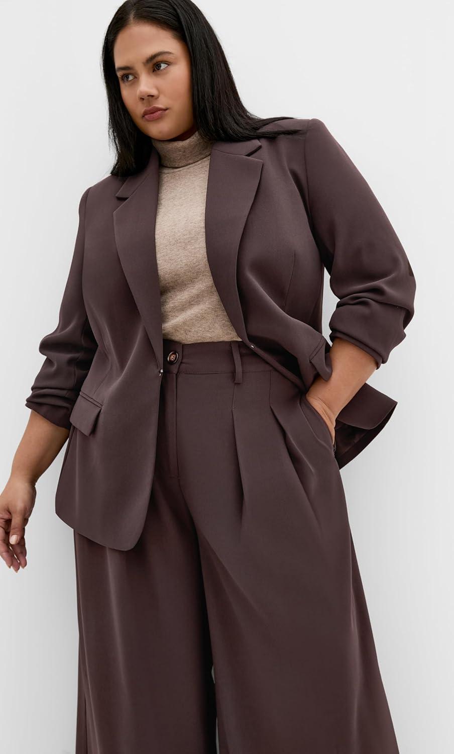 image:imageCity Chic Womens Blazer AbbieBrown