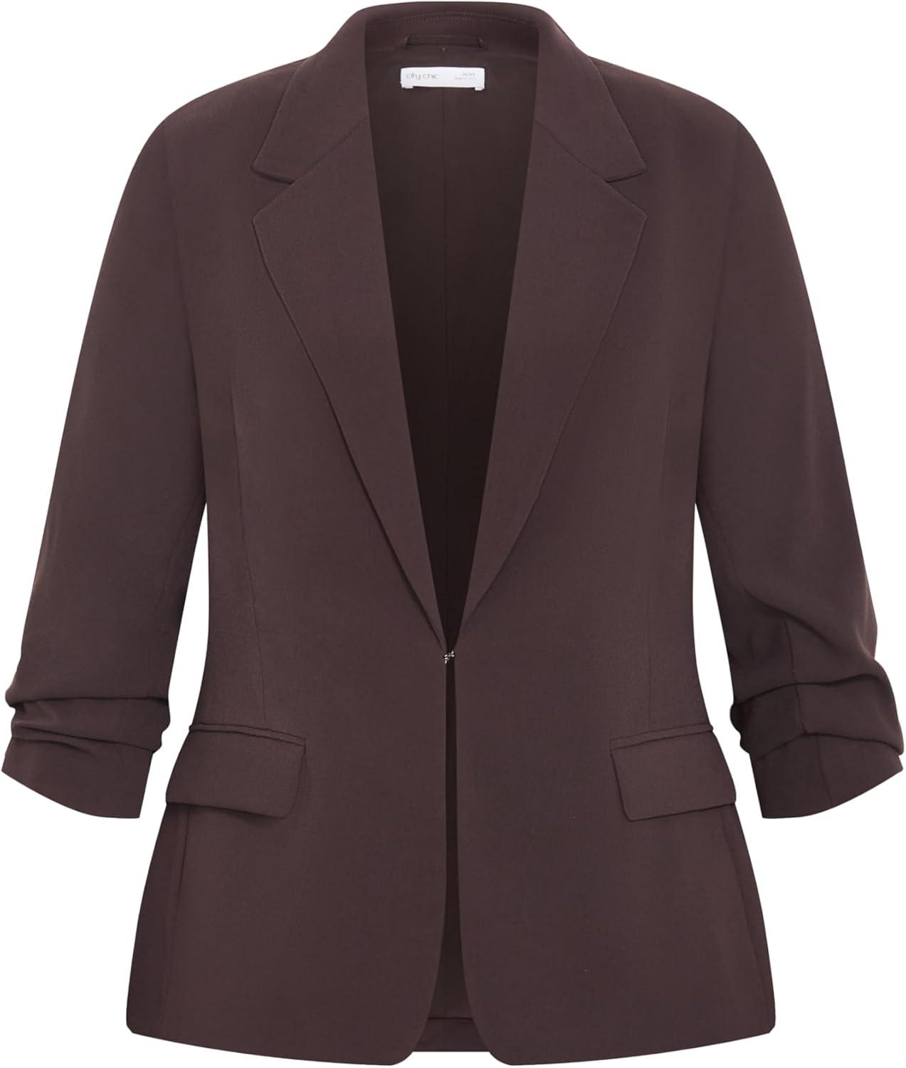 image:imageCity Chic Womens Blazer AbbieBrown