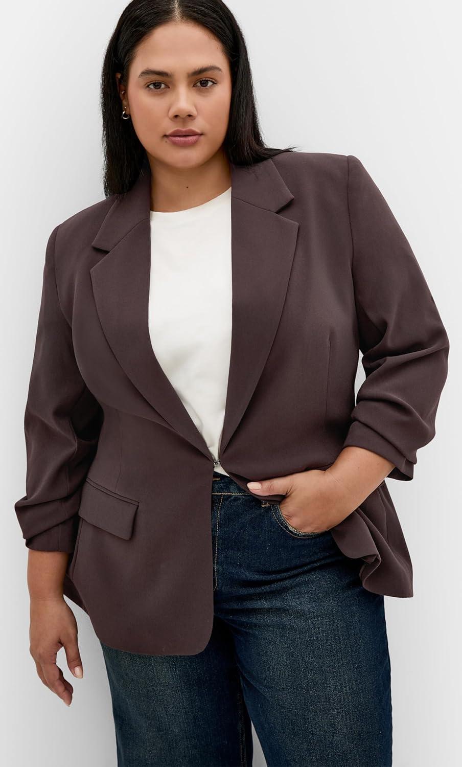 image:imageCity Chic Womens Blazer AbbieBrown