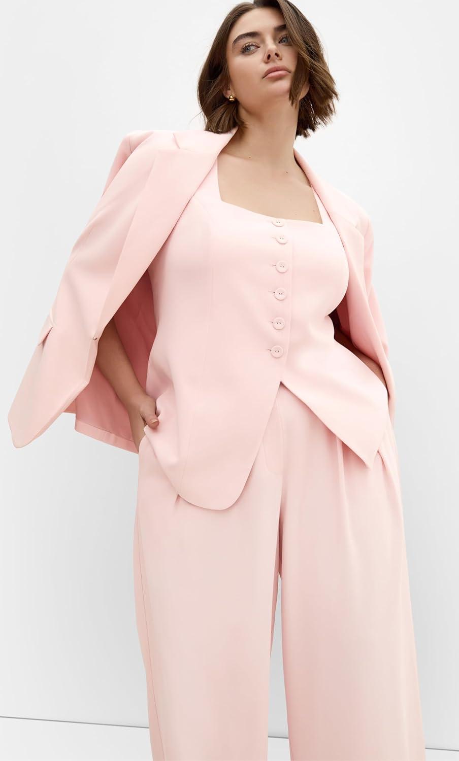 image:imageCity Chic Womens Blazer AbbiePink