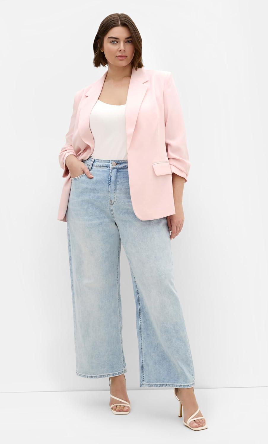 image:imageCity Chic Womens Blazer AbbiePink