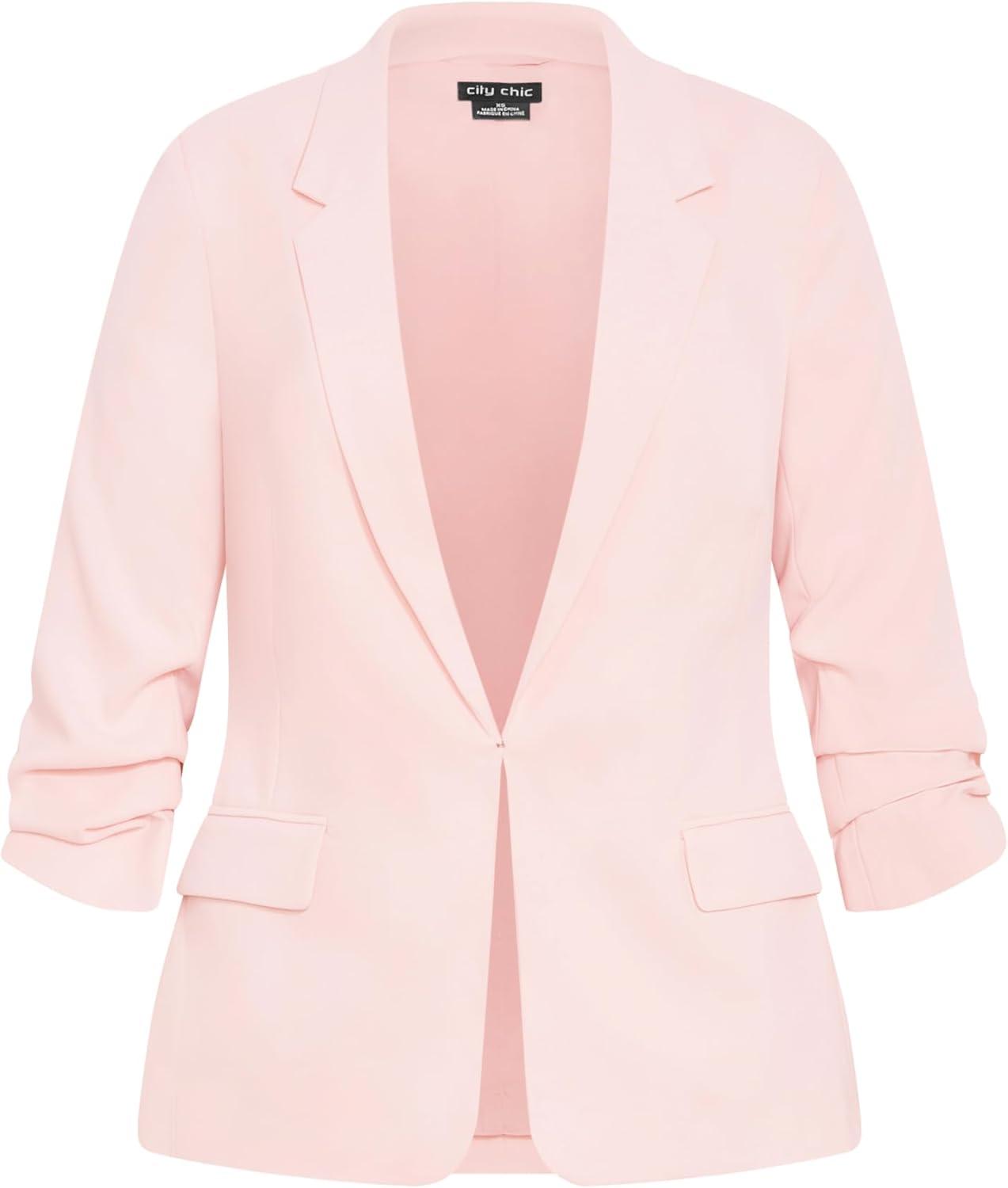 image:imageCity Chic Womens Blazer AbbiePink