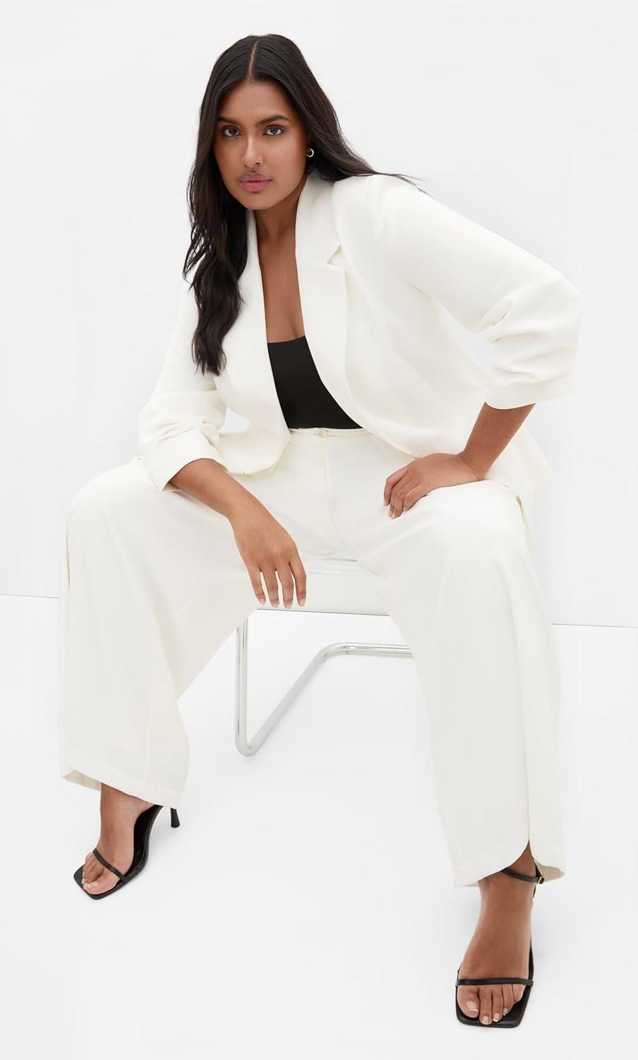 image:imageCity Chic Womens Blazer AbbieWhite