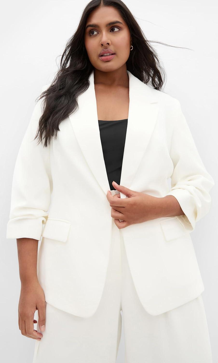 image:imageCity Chic Womens Blazer AbbieWhite