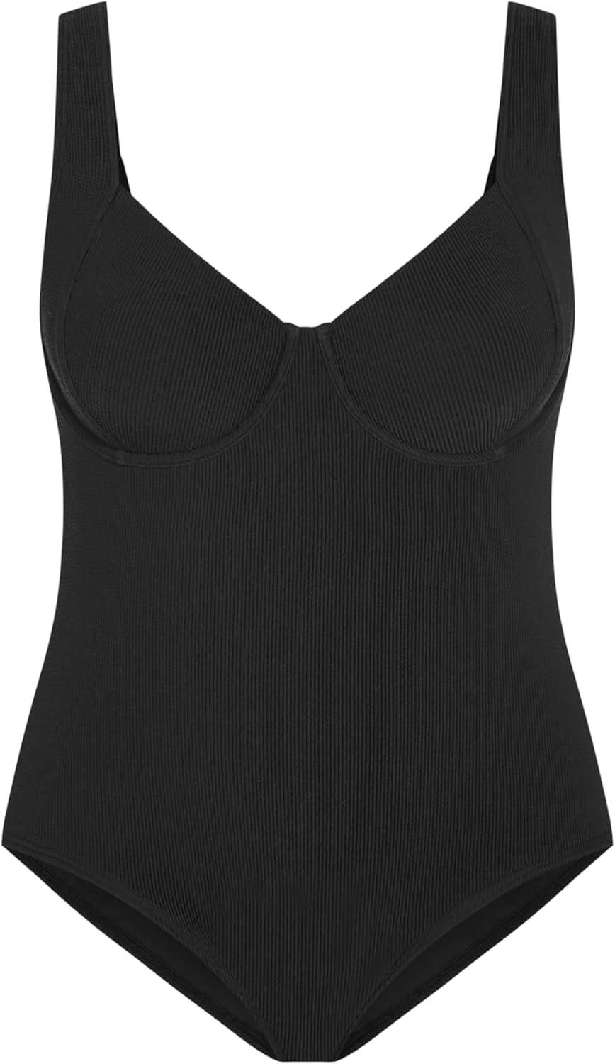 image:imageCity Chic Womens Plus Size 1 Piece Corfu UnderwireBlack