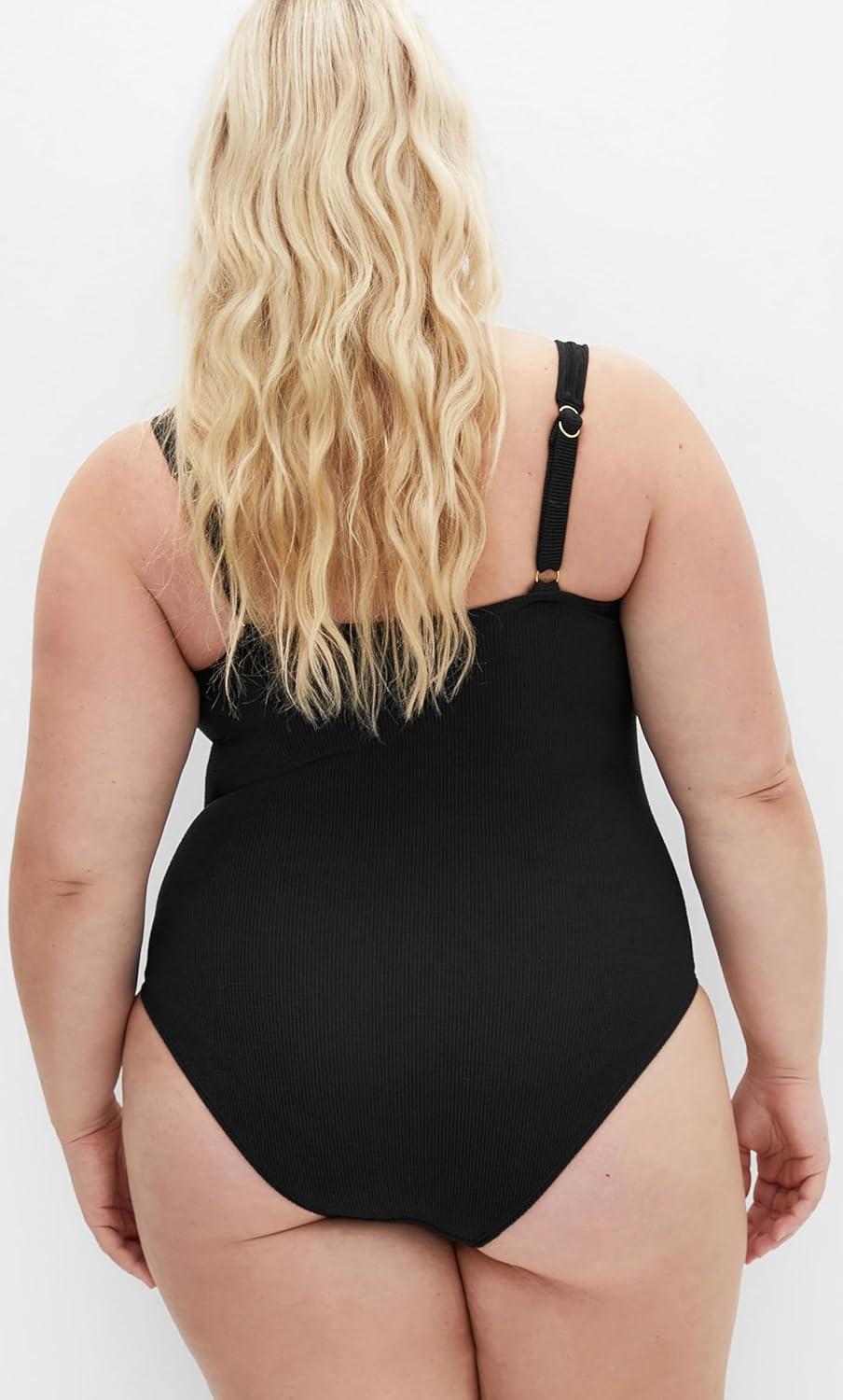 image:imageCity Chic Womens Plus Size 1 Piece Corfu UnderwireBlack