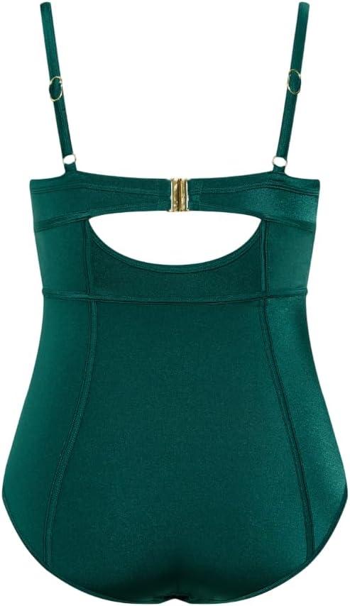 image:imageCity Chic Womens Plus Size 1 Piece Grenada UnderwireEmerald