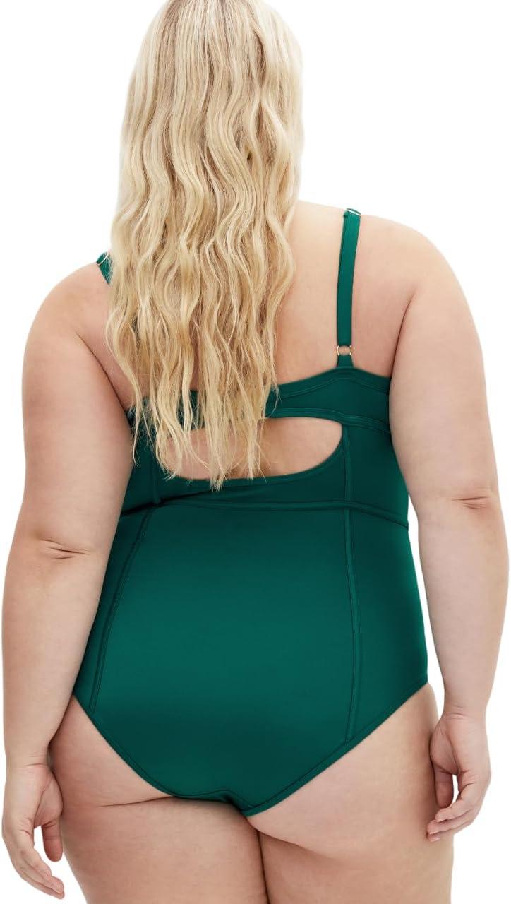 image:imageCity Chic Womens Plus Size 1 Piece Grenada UnderwireEmerald