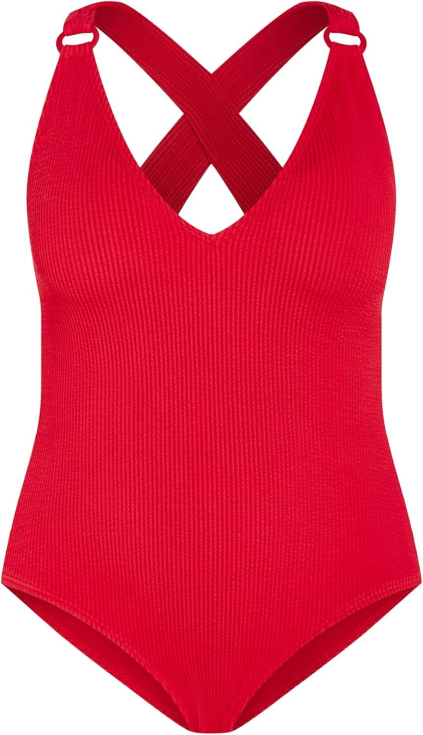 image:imageCity Chic Womens Plus Size 1 Piece Swimsuit AvalonRed Cherry